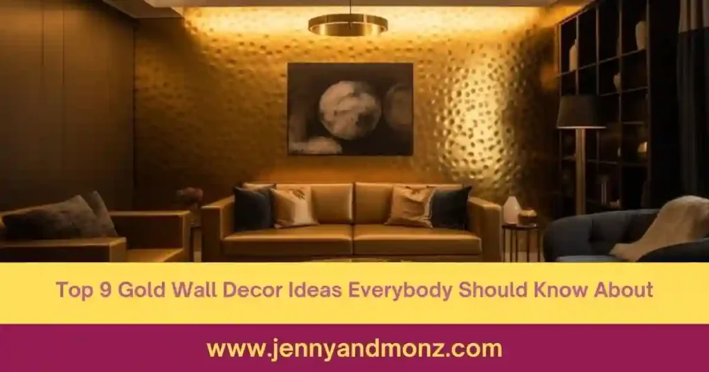 Gold Wall Decor Ideas Featured Image