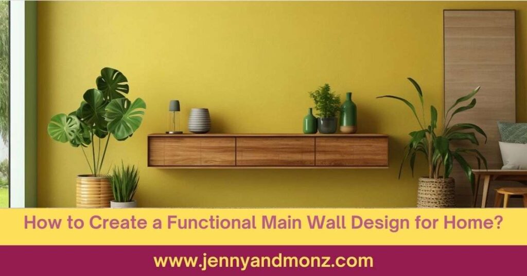 main wall design for home