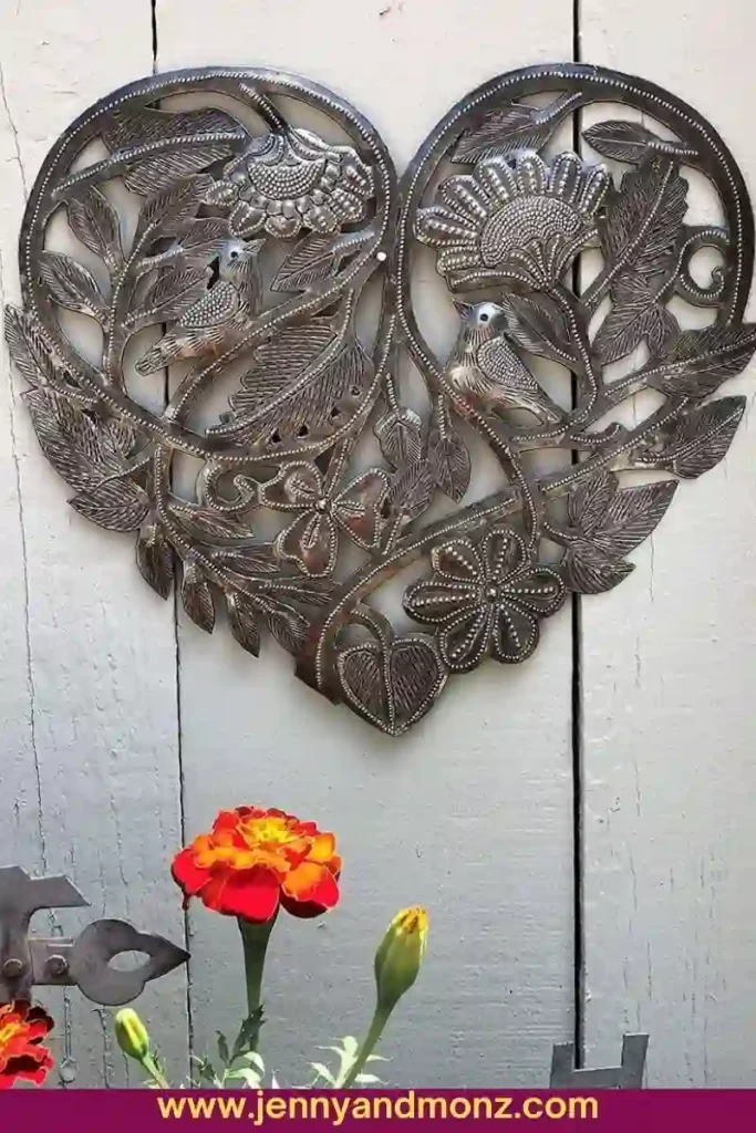 Steel sculpture for Patio wall decor